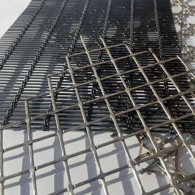 Stal nierdzewna 304 Architektoniczna sieć metalowa do dekoracji budynków