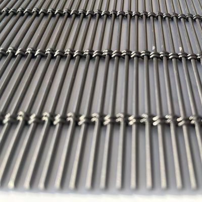 Aluminiowa sieć drutu dekoracyjnego do elewacji i przegród 3 mm grubości