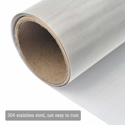 Stal nierdzewna 304 / 316 Woven Fine Wire Mesh 100 Mesh For Filtering