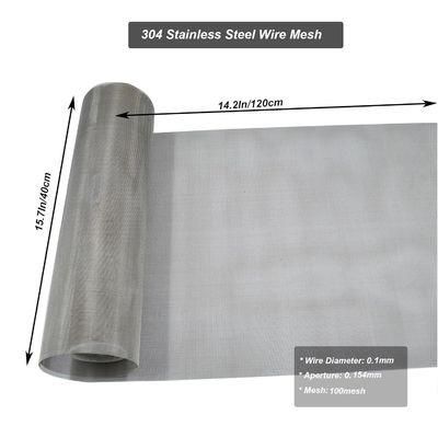 Panel filtracyjny z sieci z stali nierdzewnej 304 - rozmiary sieci od 7x7 do 80x80