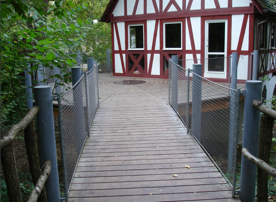 Elastyczna sieć liny ze stali nierdzewnej z diamentowym otworem, odporna na promieniowanie UV i 10-letnia gwarancja na ogrodzenie bezpieczeństwa