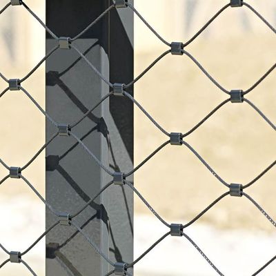 Tkana siatka o wysokiej wytrzymałości o wysokiej wytrzymałości o wysokiej wytrzymałości siatkę kabla ze stali nierdzewnej