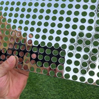 4 * 8ft stali nierdzewnej prostych okrągłych otworów wzoru Perforated Sheet
