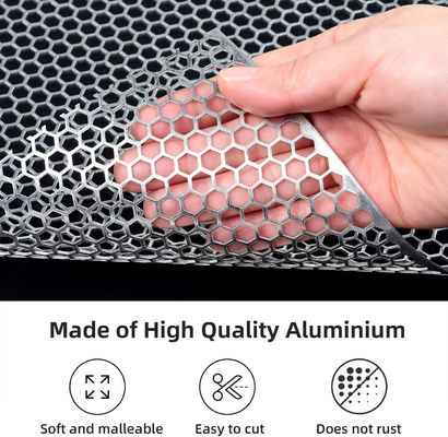 Powłoka powleczona z aluminium, perforowana ze stali nierdzewnej, rołka z siatką z plastrów miodu