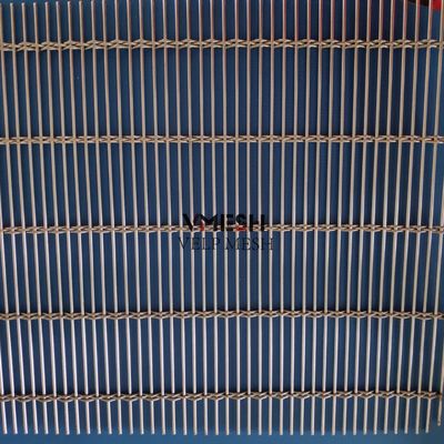 Wisząca parawan ze stali nierdzewnej, tkana siatka, zasłona do wnętrz, zasłona cieniująca