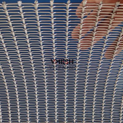 Siatka druciana ze stali nierdzewnej o niestandardowym rozmiarze do dekoracji budynków architektonicznych