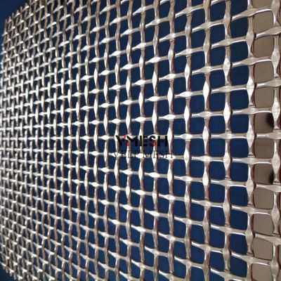 SS 304 Architektoniczny panel z siatki z metalowym metalowym stalą ze stali nierdzewnej