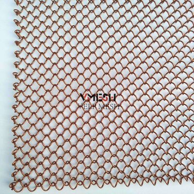Zasłona z tytułu z cewki aluminiowej z siatką metalową do dekoracji domowej