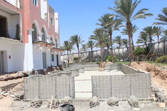 Ocynkowana siatka szalunkowa do wylewania betonu do basenów