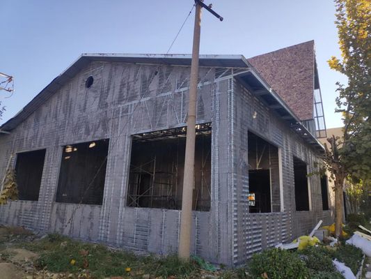 V Shape Galvanized Expanded Metal Lath for Stucco Building Construction with 2500*600mm Size and 100mm Rib Distance