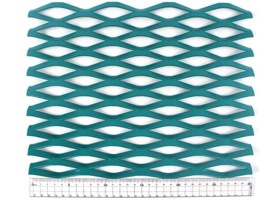 Rozciągana siatka aluminiowa malowana proszkowo do okładzin budowlanych