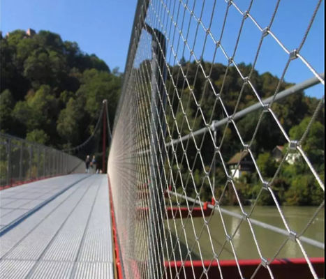 304 316 Sieć liniowa ze stali nierdzewnej do balustrad mostów