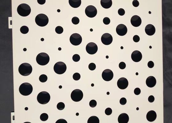 Powłoka powleczona Aluminium Perforated Metal Panels For Decoration