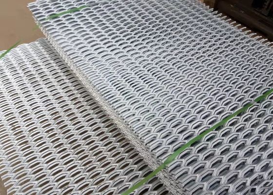 Stal węglowa 4 mm Hexagon Hole Expanded Metal Mesh Heavy Duty