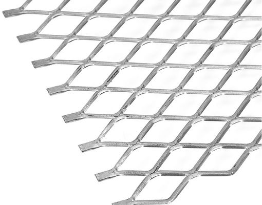 Rozciągana siatka metalowa ze stali nierdzewnej 5,0 mm 6,0 mm antypoślizgowa ocynkowana