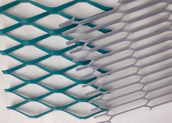 Blacha z siatki cięto-ciągnionej aluminiowej 1,22x2,44m do dekoracji budynków