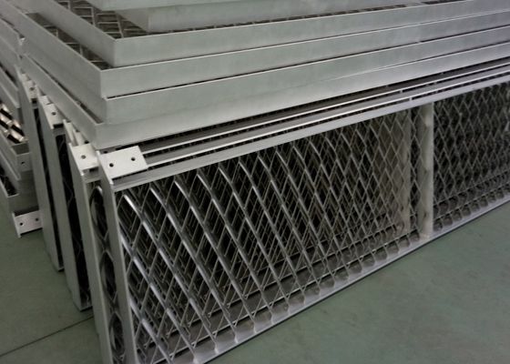 Aluminiowa siatka cięto-ciągniona do dekoracji architektonicznej 1x2m