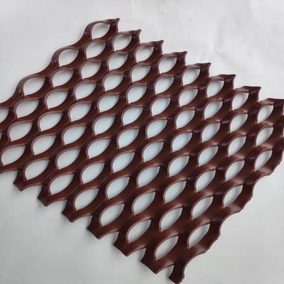 0.5 mm grubość Aluminiowa sieć drutu metalowego rozszerzonej do panelu ściennego