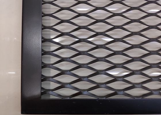 Aluminiowa siatka cięto-ciągniona do dekoracji architektonicznej 1x2m