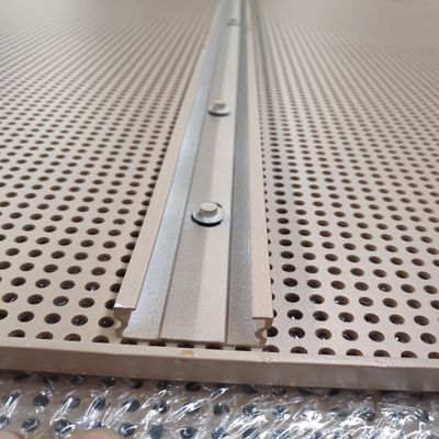 Dekoracyjne fasady Perforated Metal Mesh Aluminium Customized Hole Design