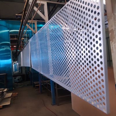 Niestandardowe aluminiowe panele z perforowanej blachy do dekoracji elewacji zewnętrznych