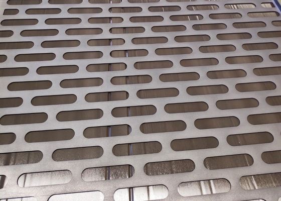 Niestandardowe aluminiowe panele z perforowanej blachy do dekoracji elewacji zewnętrznych