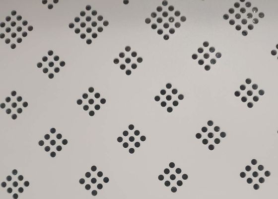 Dekoracyjne fasady Perforated Metal Mesh Aluminium Customized Hole Design
