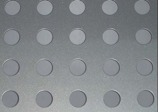 4 * 8ft stali nierdzewnej prostych okrągłych otworów wzoru Perforated Sheet