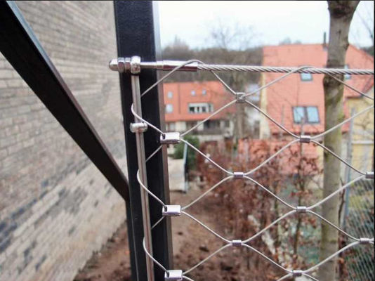 304 316 Sieć liniowa ze stali nierdzewnej do balustrad mostów