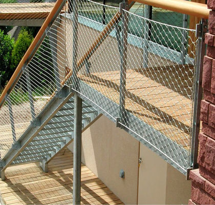 304 316 Sieć liniowa ze stali nierdzewnej do balustrad mostów