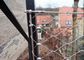 Balkon bezpieczeństwa Elastyczna siatka linowa ze stali nierdzewnej 30m / rolka samoblokująca