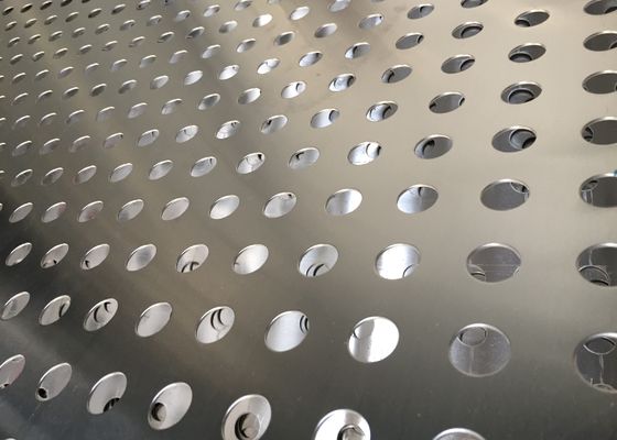 4 * 8ft stali nierdzewnej prostych okrągłych otworów wzoru Perforated Sheet