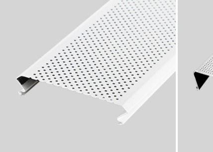 Perforowane płyty sufitowe z powłoką PVC z aluminium 3003H24, podwieszane