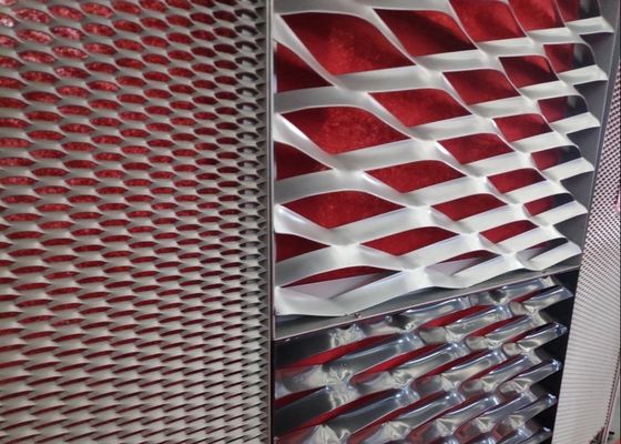 Anodyzowany aluminium rozszerzone metalowe siatki sufitu 1060 3003 stop