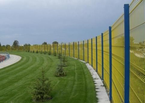 1.83*2.5m kwadratowy okrągły słup zewnętrzny 3D zakrzywiony zwojowy płótno sieciowe