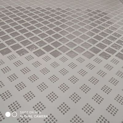 Dekoracyjne płyty z metalowych siatek perforowanych o wymiarach 1m x 2m do mebli