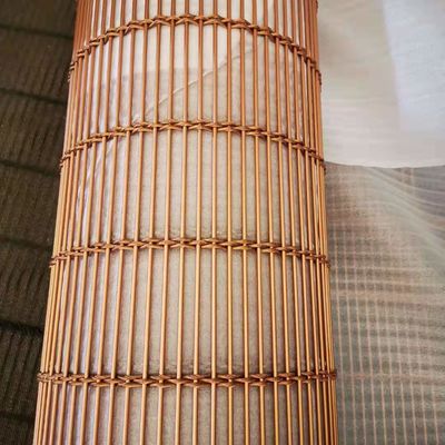 Złota kurtyna z siatki łańcuchowej aluminiowej 1,2 mm, malowana proszkowo