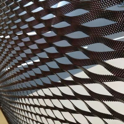 Anodowane aluminiowe siatki cięto-ciągnione do sufitów podwieszanych