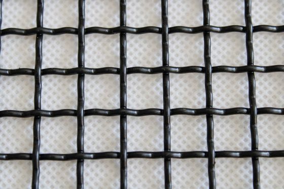 316L ze stali nierdzewnej Woven Locked Crimped Wire Mesh for Architecture