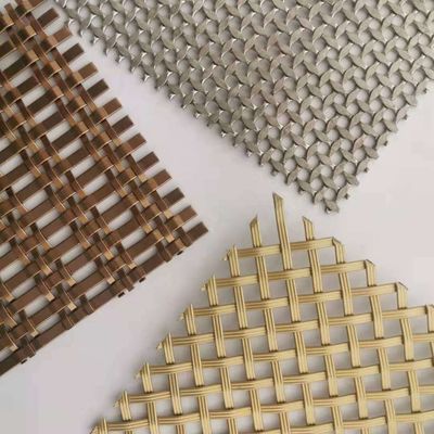 Złota kurtyna z siatki łańcuchowej aluminiowej 1,2 mm, malowana proszkowo