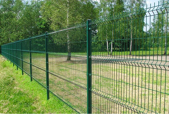 4mm PVC powlekany Panel z spawaną siatką drukową Zielony 6 stóp ocynkowany