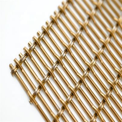 1mm architektoniczny metalowy panel tkany z karbowanym ekranem dekoracyjnym