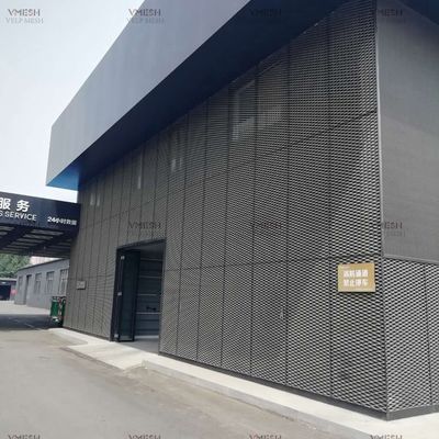 Dekoracyjna blacha Zewnętrzna metalowa płyta ze stali nierdzewnej Rozszerzona siatka