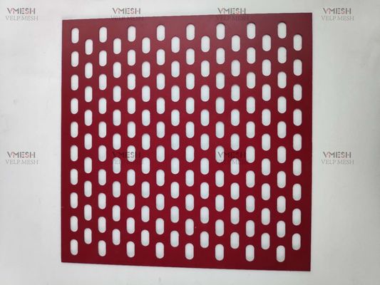 PVDF Dekoracyjne aluminiowe solidne perforowane metalowe panele ścienne