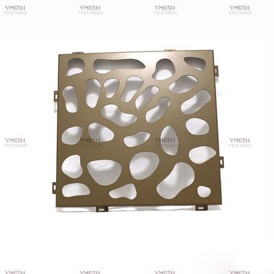 Ściany zewnętrzne Architektoniczne perforowane panele metalowe Aluminiowa okładzina elewacyjna