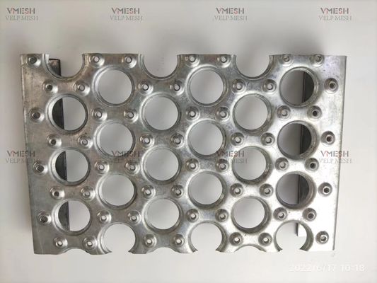 Aluminiowa okrągła kratka antypoślizgowa o średnicy 3,5 mm do stopni schodowych