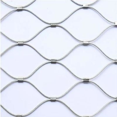Ptaszarnia 30x30mm 304/316 Włókna ze stali nierdzewnej sieć drogowa w ochronie zwierząt