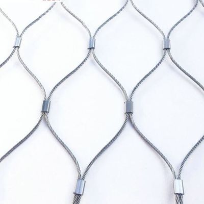 Siatka z liny stalowej nierdzewnej SS304/316 do klatek dla zwierząt w zoo