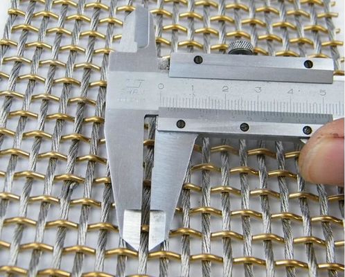 Dekoracyjna siatka metalowa ze stali nierdzewnej Draperia z drutu ze stali nierdzewnej