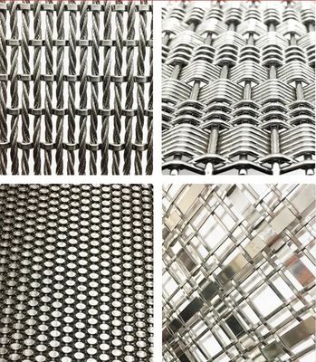 Stal nierdzewna zewnętrzna metalowa dekoracyjna architektoniczna metalowa siatka fasadowa